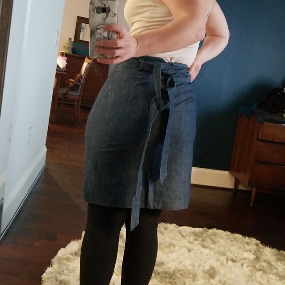 Jean pencil skirt - Picture 5 of 5